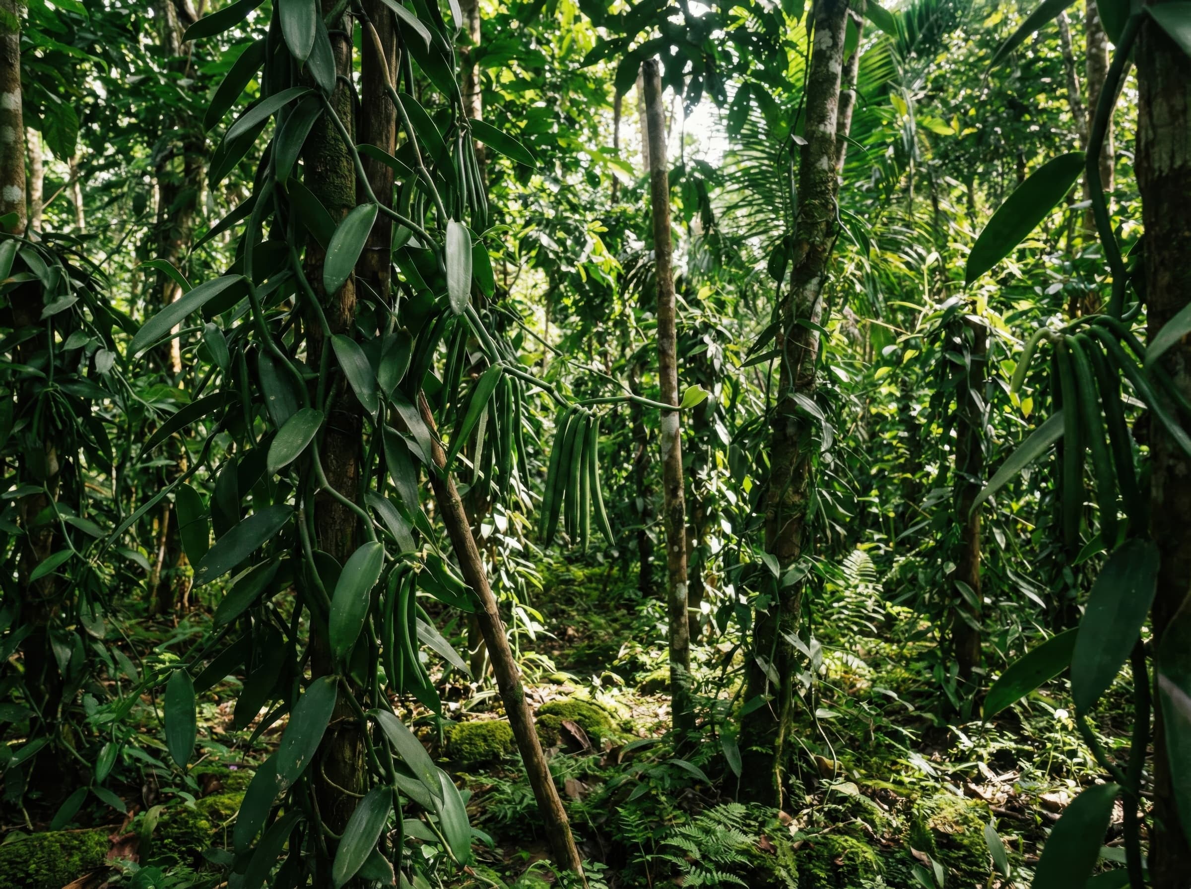 Vanilla farmers in Indonesia